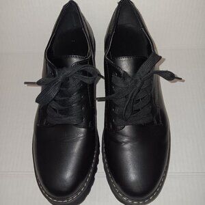 MADDEN GIRL HALSEE PLATFORM LUG SOLE OXFORD SHOES